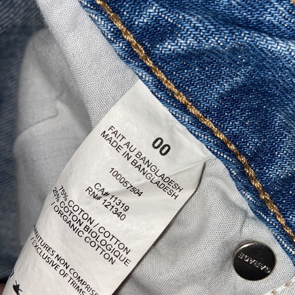 garage distressed medium blue mom jeans - Picture 5 of 5